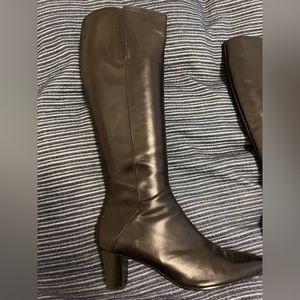 Nalini black leather boots